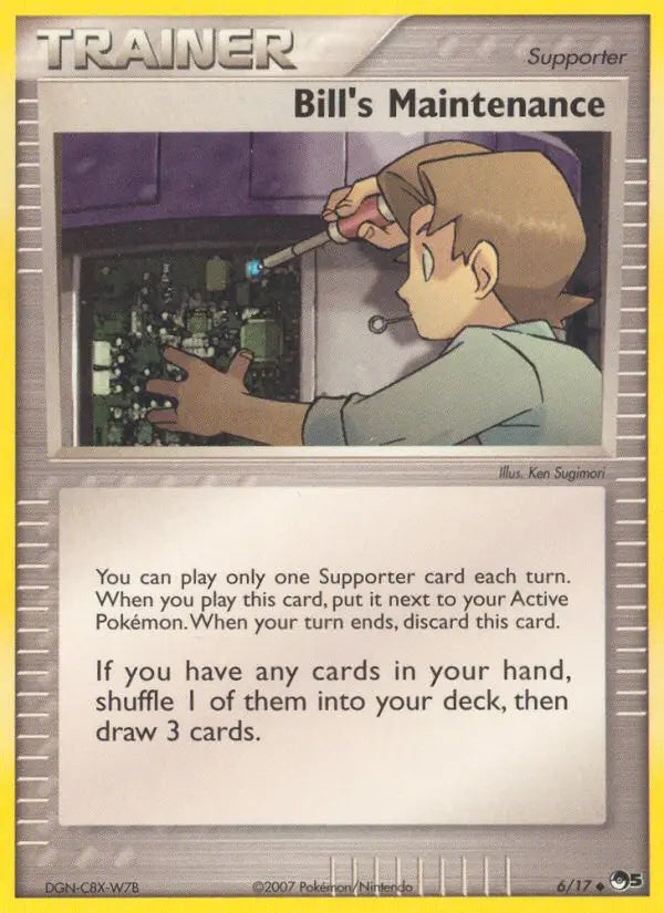 Bill’s Maintenance 6 POP Series 5 Pokesingles