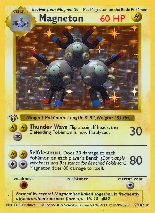 Magneton 9 Base Set Pokesingles