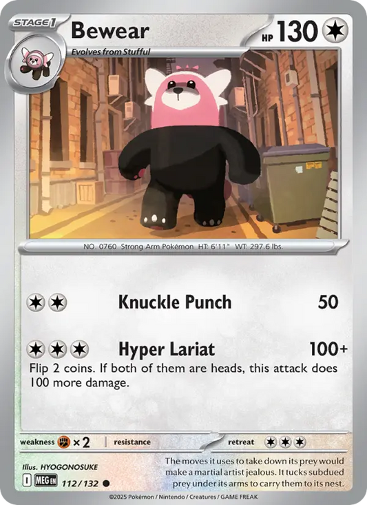 Bewear 112 Mega Evolution Pokesingles