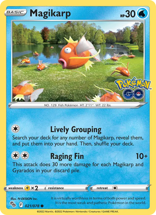 Magikarp 21 Pokémon GO Pokesingles