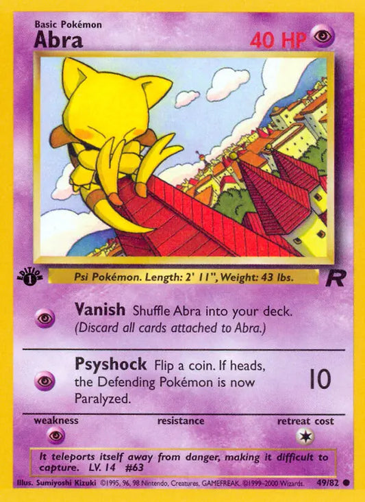 Abra 49 Team Rocket Pokesingles