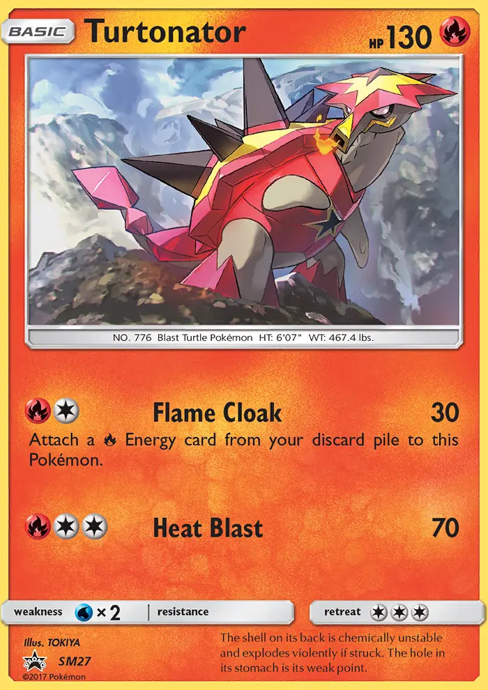 Turtonator SM27 SM Black Star Promos Pokesingles