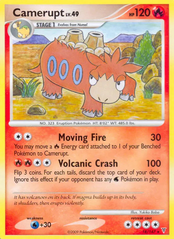 Camerupt 18 Supreme Victors Pokesingles