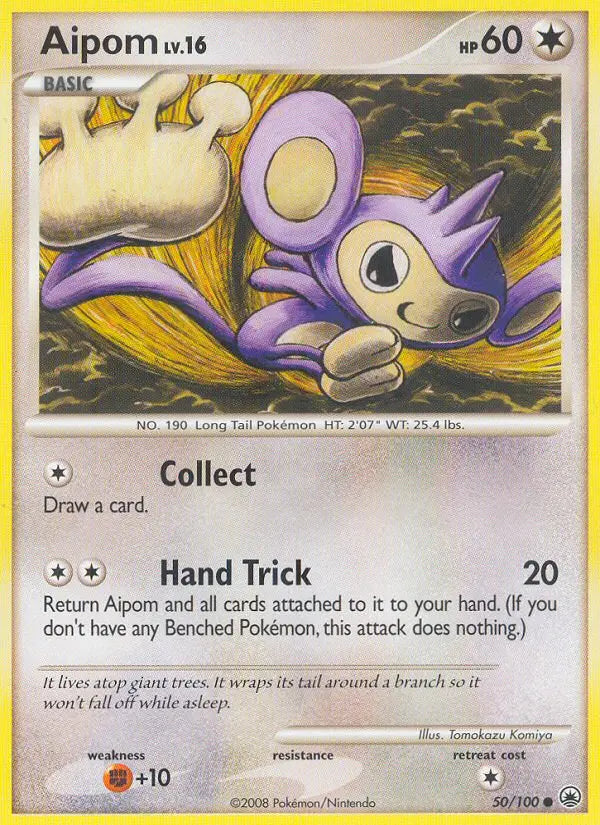 Aipom 50 Majestic Dawn Pokesingles