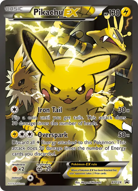 Pikachu EX XY124 XY Black Star Promos Pokesingles