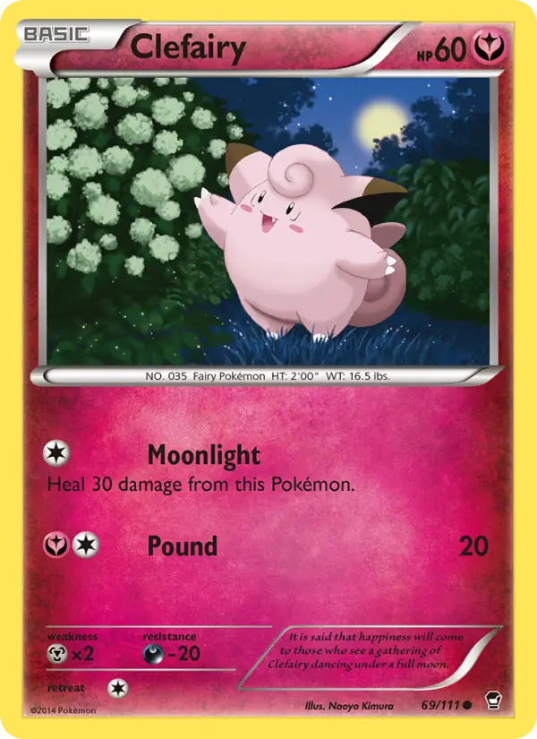 Clefairy 69 Furious Fists Pokesingles