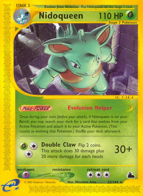 Nidoqueen 22 Skyridge Pokesingles
