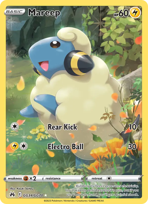 Mareep GG34 Crown Zenith Pokesingles