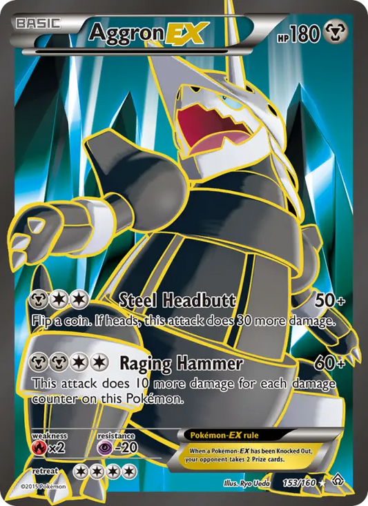 Aggron EX 153 Primal Clash Pokesingles