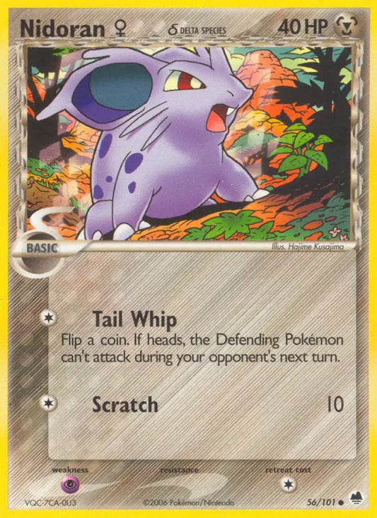 Nidoran♀ δ 56 Dragon Frontiers Pokesingles