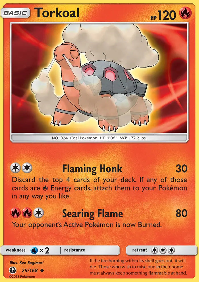 Torkoal 29 Celestial Storm Pokesingles