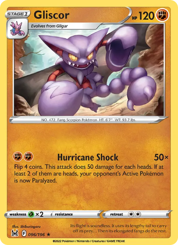 Gliscor 96 Lost Origin Pokesingles