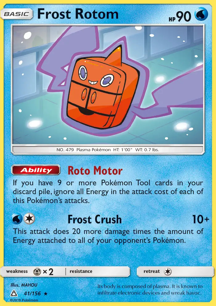 Frost Rotom 41 Ultra Prism Pokesingles