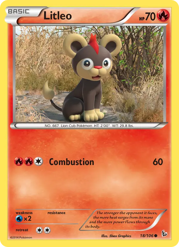 Litleo 18 Flashfire Pokesingles