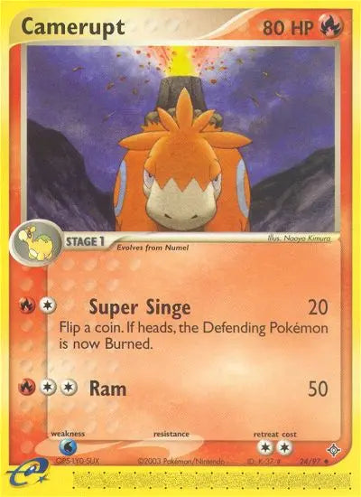 Camerupt 24 Dragon Pokesingles