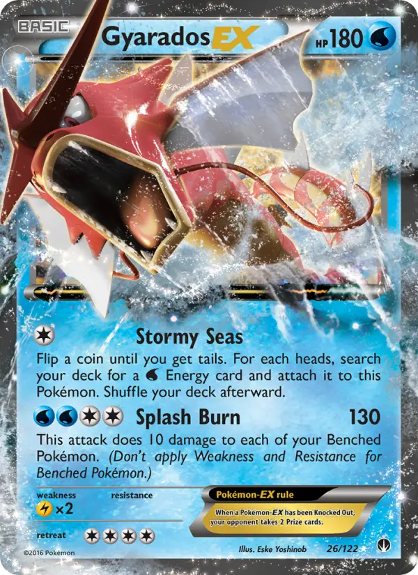Gyarados EX 26 BREAKpoint Pokesingles