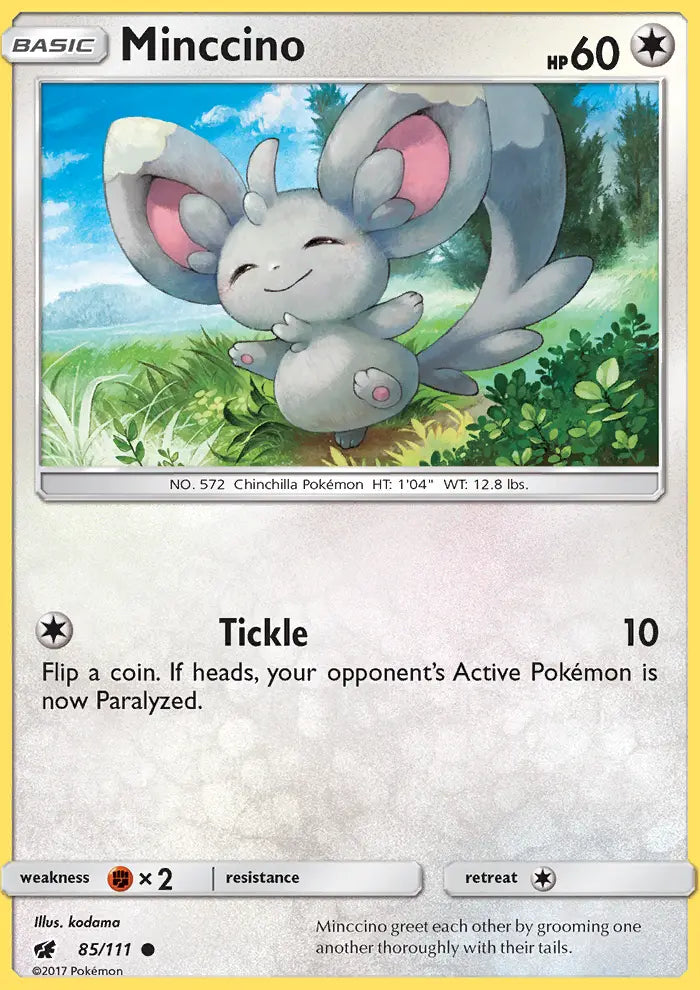 Minccino 85 Crimson Invasion Pokesingles