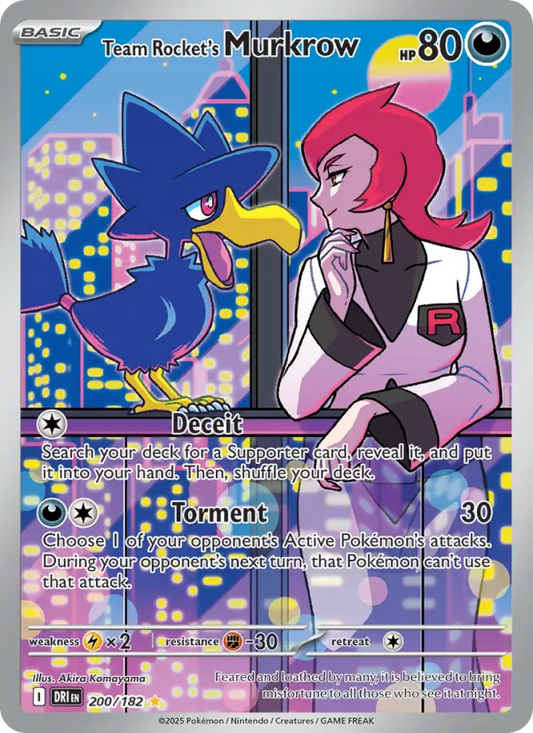 Team Rocket's Murkrow 200 Destined Rivals Pokesingles