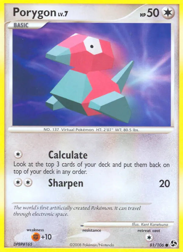 Porygon 81 Great Encounters Pokesingles