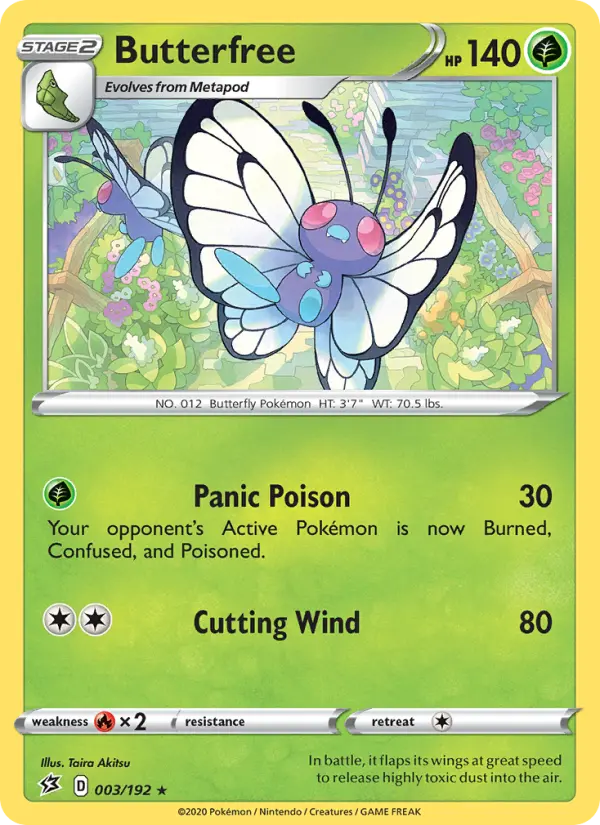 Butterfree 3 Rebel Clash Pokesingles