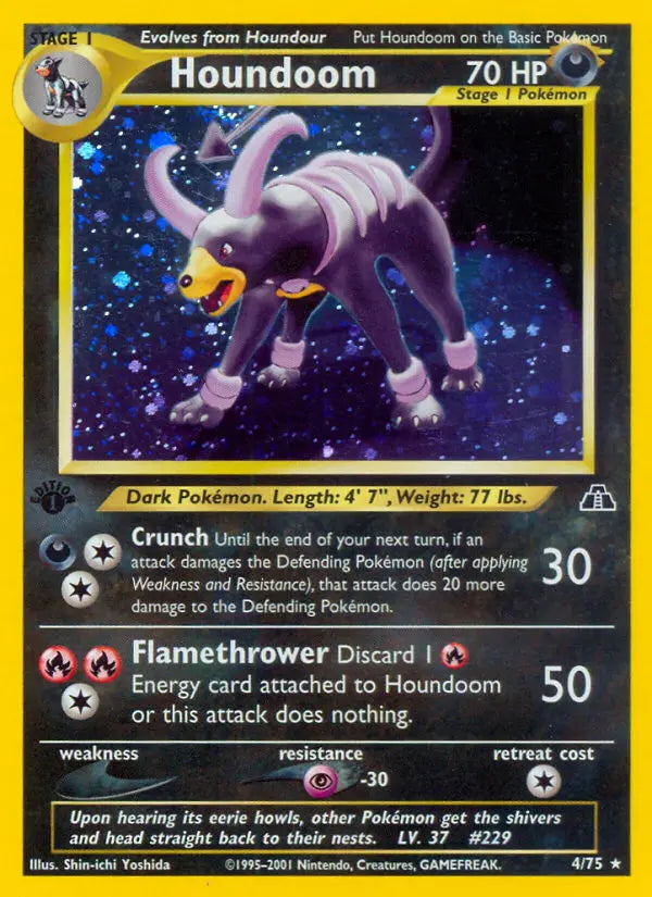 Houndoom 4 Neo Discovery Pokesingles