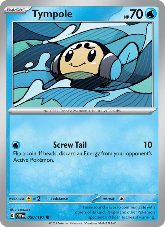 Tympole 50 Obsidian Flames Pokesingles