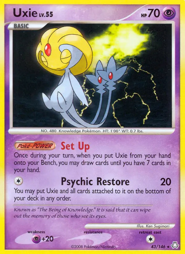 Uxie 43 Legends Awakened Pokesingles