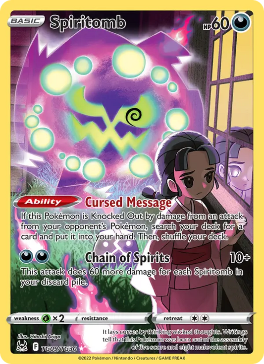 Spiritomb TG09 Lost Origin Pokesingles