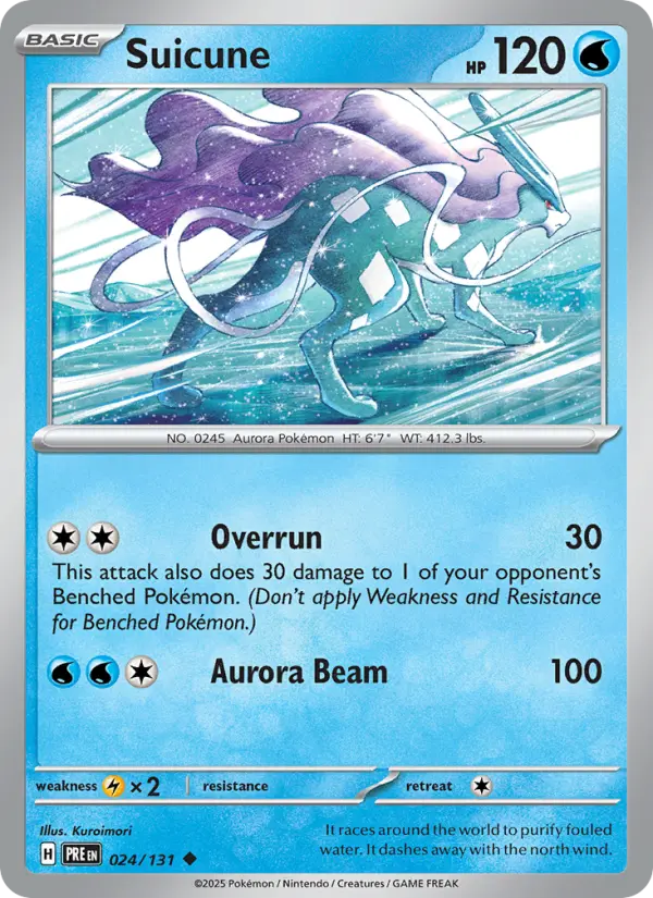 Suicune 24 Prismatic Evolutions Pokesingles