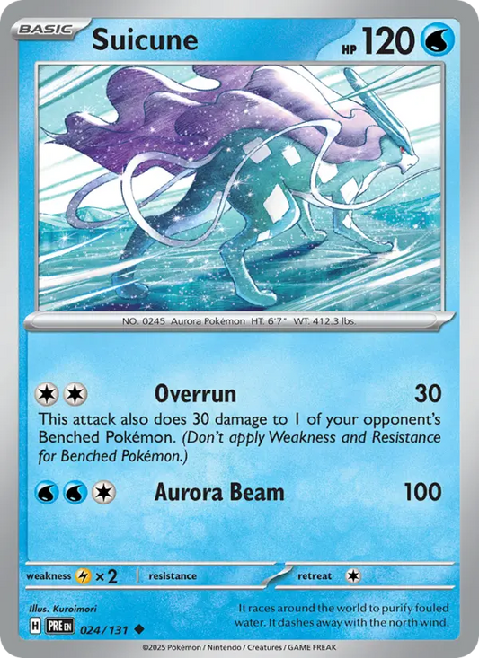 Suicune 24 Prismatic Evolutions Pokesingles