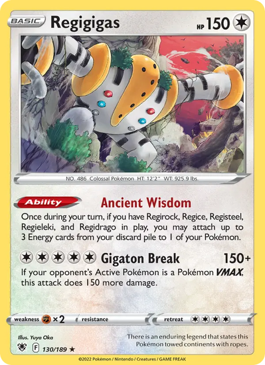 Regigigas 130 Astral Radiance Pokesingles