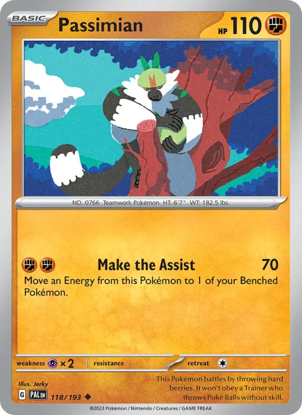 Passimian 118 Paldea Evolved Pokesingles