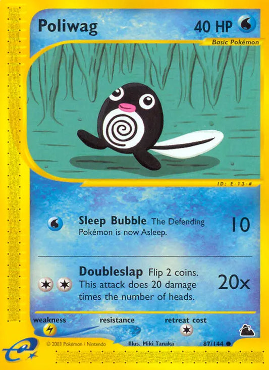 Poliwag 87 Skyridge Pokesingles