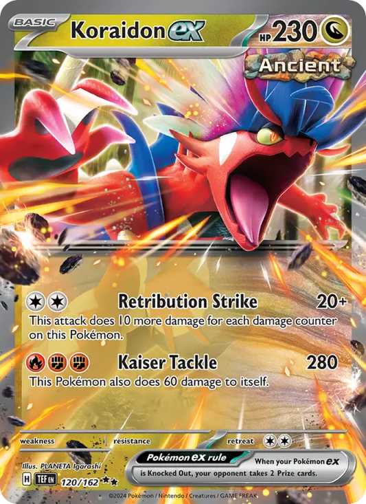 Koraidon ex 120 Temporal Forces Pokesingles