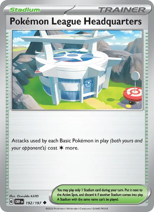 Pokémon League Headquarters 192 Obsidian Flames Pokesingles