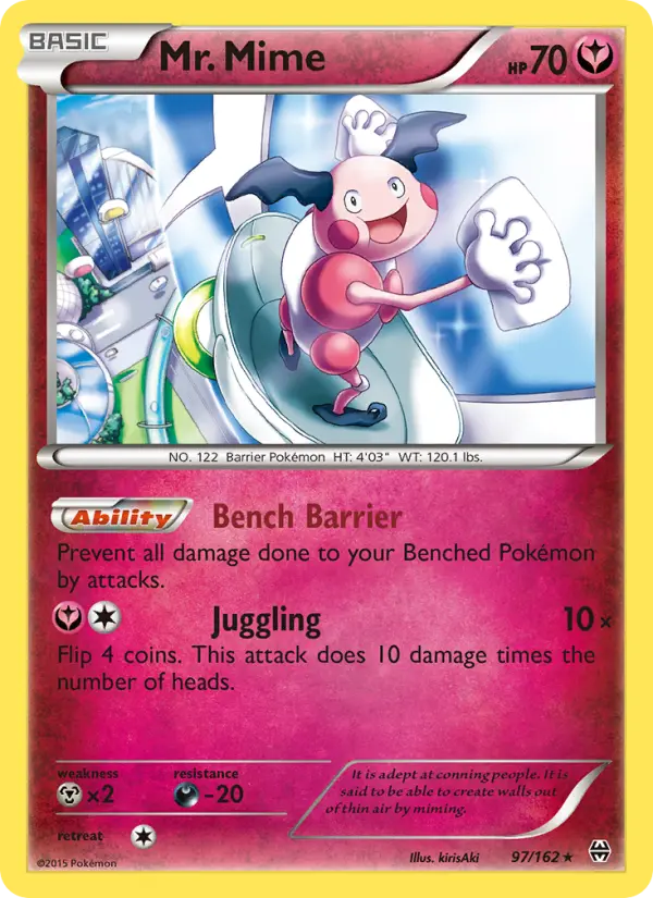Mr. Mime 97 BREAKthrough Pokesingles