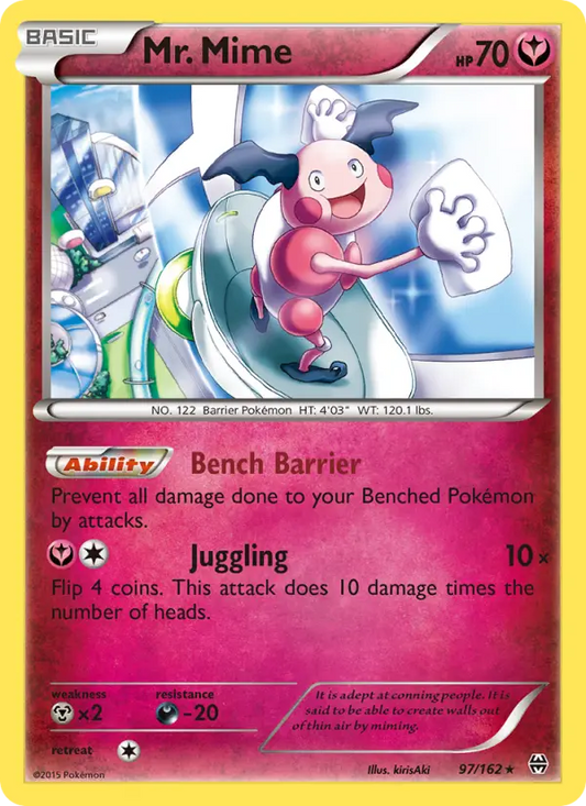 Mr. Mime 97 BREAKthrough Pokesingles