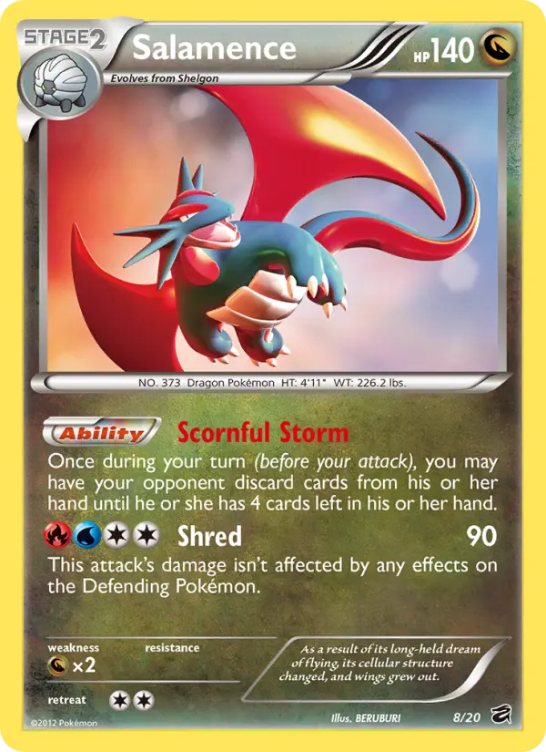 Salamence 8 Dragon Vault Pokesingles