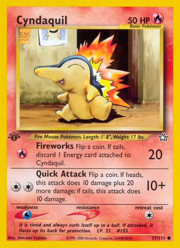 Cyndaquil 57 Neo Genesis Pokesingles