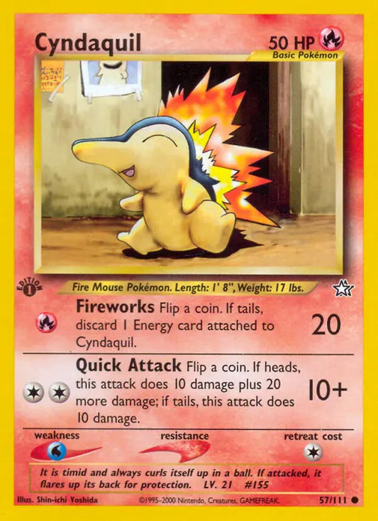 Cyndaquil 57 Neo Genesis Pokesingles