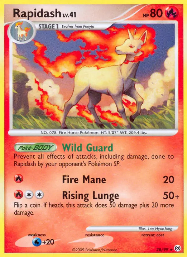 Rapidash 28 Arceus Pokesingles