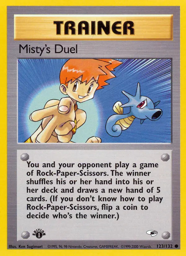 Misty's Duel 123 Gym Heroes Pokesingles