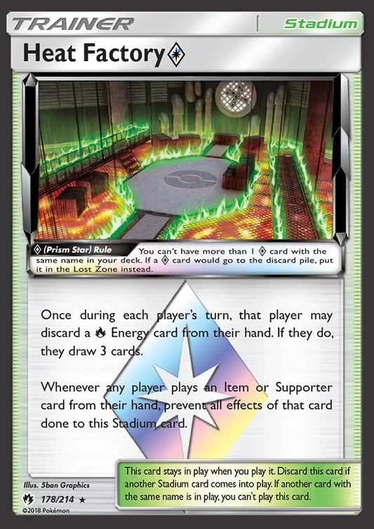 Heat Factory ◇ 178 Lost Thunder Pokesingles
