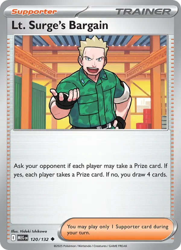 Lt. Surge's Bargain 120 Mega Evolution Pokesingles
