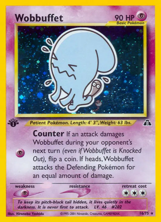 Wobbuffet 16 Neo Discovery Pokesingles