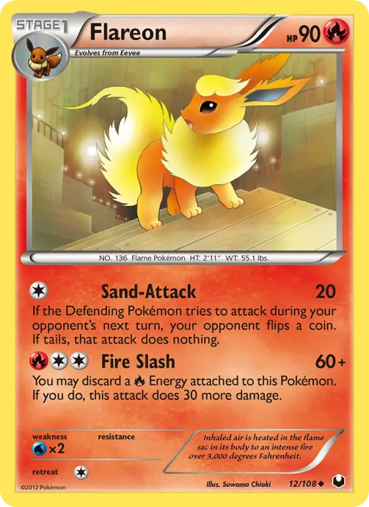 Flareon 12 Dark Explorers Pokesingles
