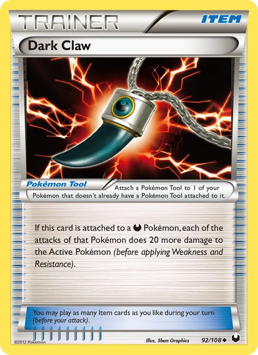 Dark Claw 92 Dark Explorers Pokesingles