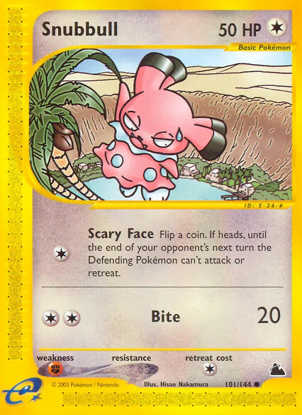Snubbull 101 Skyridge Pokesingles