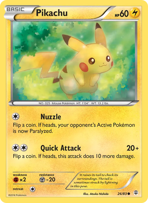 Pikachu 26 Generations Pokesingles