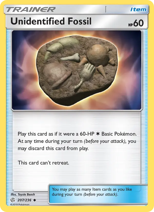 Unidentified Fossil 207 Cosmic Eclipse Pokesingles